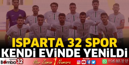 Isparta 32 Spor evinde Sarıyer'e yenildi