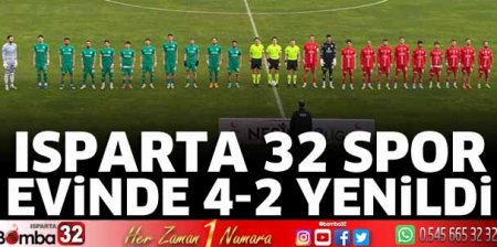 Isparta 32 Spor evinde yenildi 