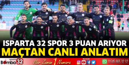 Isparta 32 Spor- Fethiye Spor maçı canlı 