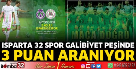 Isparta 32 Spor galibiyet peşinde 