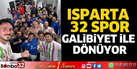 Isparta 32 spor galibiyetle dönüyor