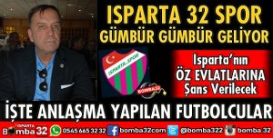 ISPARTA 32 SPOR GÜMBÜR GÜMBÜR GELİYOR