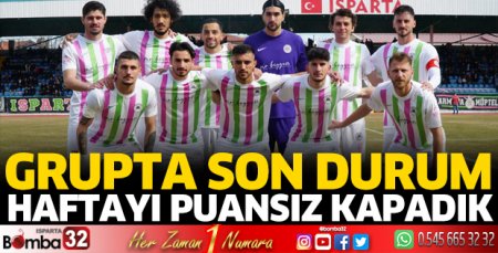 Isparta 32 Spor haftayı puansız kapadı