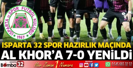 Isparta 32 Spor hazırlık maçında yenildi