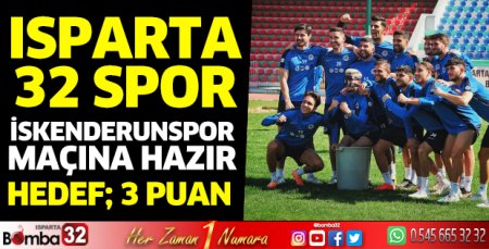 Isparta 32 Spor, İskenderunspor'u ağırlayacak