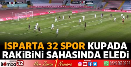 Isparta 32 Spor kupada rakibini eledi
