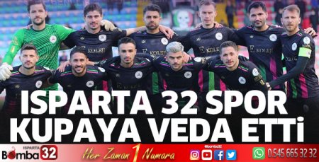 Isparta 32 Spor kupaya veda etti