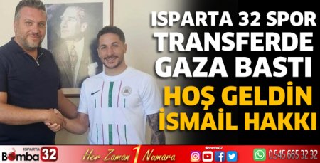 Isparta 32 Spor transferde gaza bastı