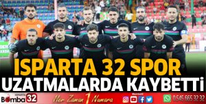 Isparta 32 Spor uzatmalarda kaybetti