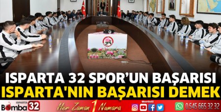 Isparta 32 Spor Vali Baruş’u ziyaret etti