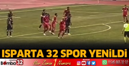 Isparta 32 Spor yenildi 