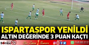 Isparta 32 Spor yenildi