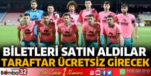Isparta 32 Spor yönetimi biletleri satın aldı