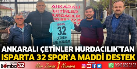 Isparta 32 spor’a maddi destek