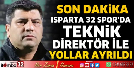 Isparta 32 Spor’da teknik direktör ile yollar ayrıldı