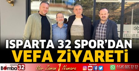 Isparta 32 Spor’dan vefa ziyareti