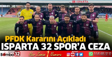 Isparta 32 Spor'a ceza