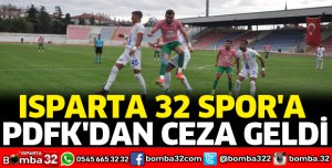 ISPARTA 32 SPOR'A PDFK'DAN CEZA
