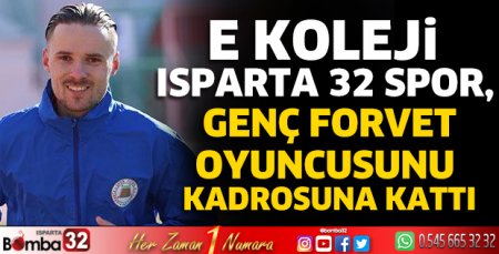 Isparta 32 Spor'a yeni transfer