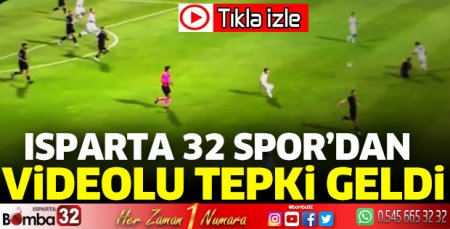 Isparta 32 Spor'dan Somaspor maçı sonrası videolu tepki