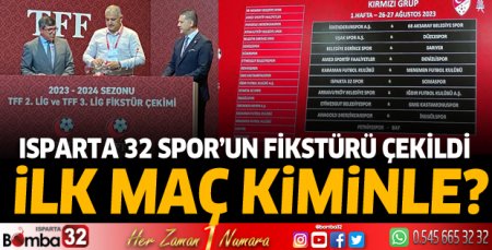 Isparta 32 Spor'un fikstürü çekildi