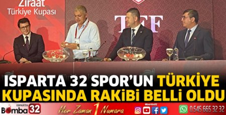 Isparta 32 Spor'un Türkiye kupasında rakibi belli oldu