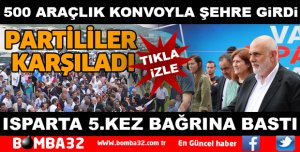 ISPARTA 5.KEZ BİLGİÇ'İ BAĞRINA BASTI