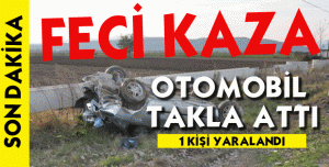 Isparta - Afyonkarahisar Yolunda Kaza