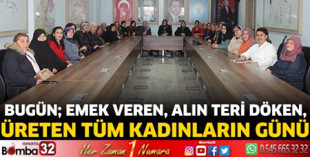 Isparta AK Parti Kadın Kolları 8 Mart Kadınlar günü mesajı