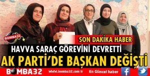 ISPARTA AK PARTİ KADIN KOLLARI BAŞKANI DEĞİŞTİ
