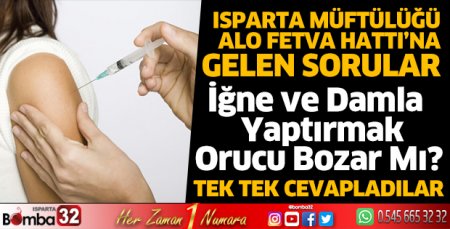 Isparta Alo Fetva Hattı’na hangi sorular geldi?