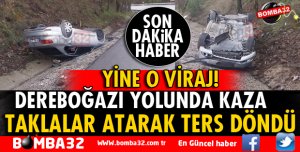 ISPARTA-ANTALYA KARAYOLUNDA KAZA