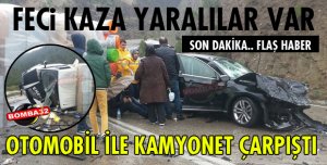 Isparta Antalya Yolunda Feci Kaza