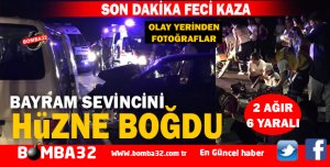 ISPARTA-ANTALYA YOLUNDA  FECİ KAZA 2 si AĞIR 6 YARALI  OLAY YERİNDEN FOTOĞRAFLAR 