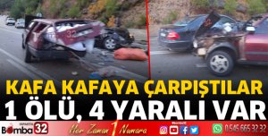 Isparta Antalya yolunda kaza