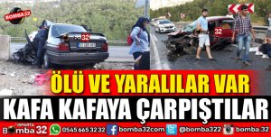 ISPARTA ANTALYA YOLUNDA KORKUNÇ KAZA
