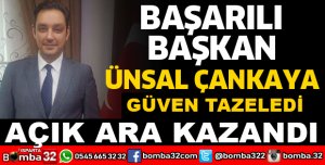 Isparta baro başkanı Ünsal Çankaya güven tazeledi