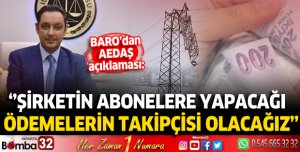 Isparta Barosu’ndan AEDAŞ açıklaması