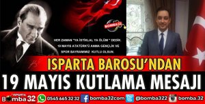 ISPARTA BAROSUNDAN 19 MAYIS MESAJI