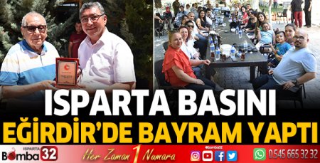 Isparta Basını, Eğirdir'de bayram yaptı