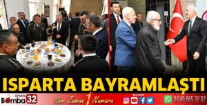 Isparta bayramlaştı