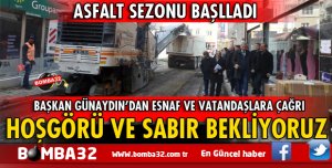 ISPARTA  BELEDİYESİ 2017 ASFALT SEZONUNU AÇTI