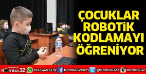 Isparta Belediyesi çocuklara robotik kodlamayı öğretiyor