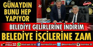 ISPARTA BELEDİYESİ İŞÇİLERİNE MÜJDE