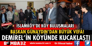 ISPARTA BELEDİYESİ İSLAMKÖY'DE KÖY BULUŞMALARI DÜZENLEDİ