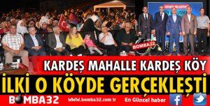 ISPARTA BELEDİYESİ ORTAYAZI KÖYÜ'NDE KÖY BULUŞMALARI DÜZENLEDİ