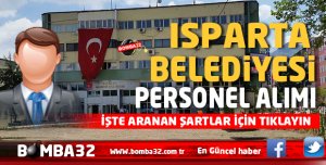 ISPARTA BELEDİYESİ PERSONEL ALIMI