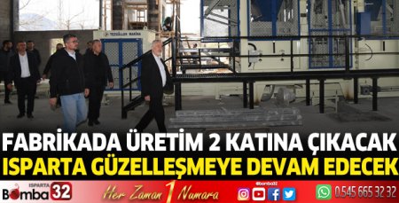Isparta Belediyesi şehri güzelleştirmeye devam ediyor
