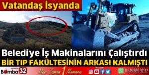 Isparta Belediyesi’nden doğa katliamı