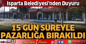 Isparta Belediyesi'nden duyuru